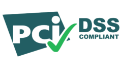 Pci dss compliant logo vector